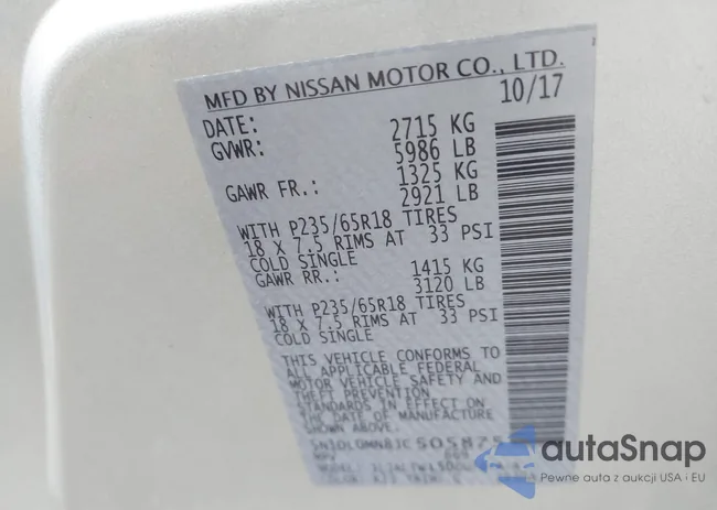 5N1DL0MN8JC505875: 43756532