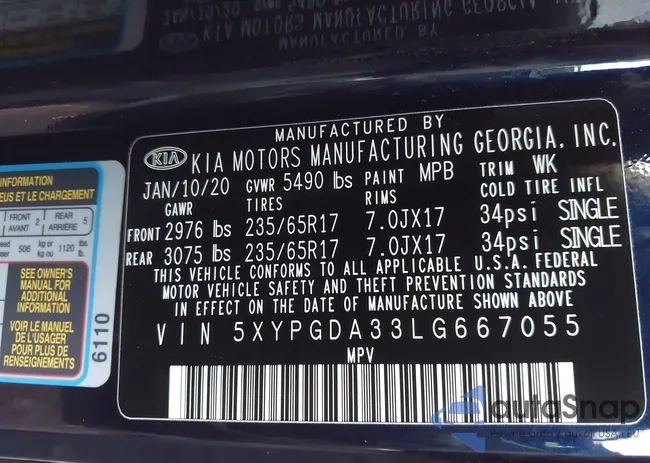 5XYPGDA33LG667055: 43756546