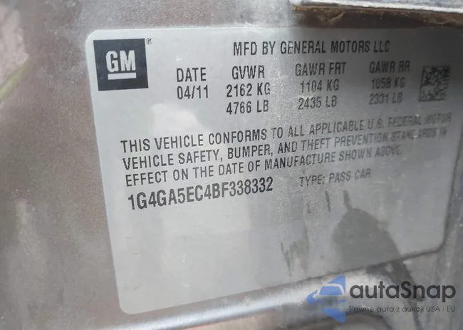 1G4GA5EC4BF338332: 43756576