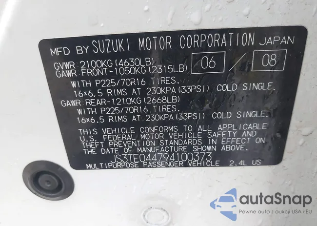 JS3TE044794100373: 43755662