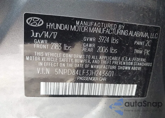 5NPD84LF3JH243601: 43755702