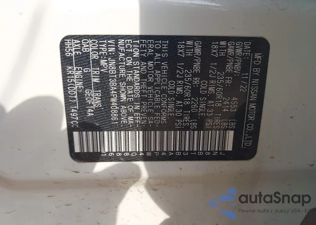 JN8BT3BA4PW408861: 43755748