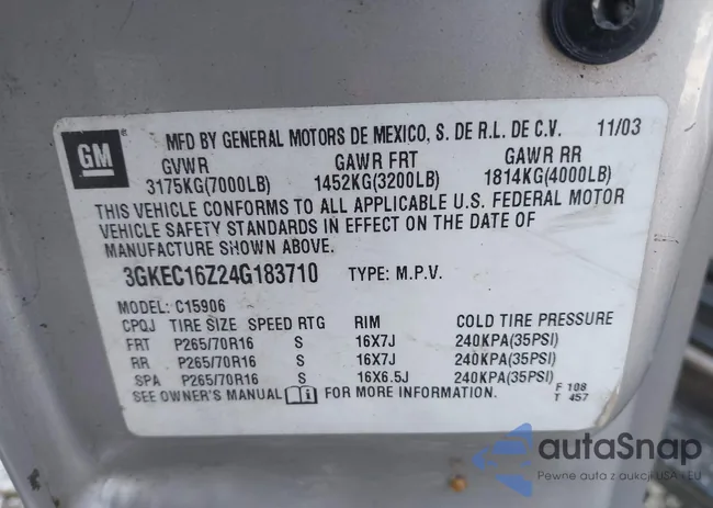 3GKEC16Z24G183710: 43755853