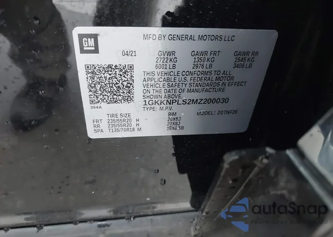 1GKKNPLS2MZ200030: 43755949