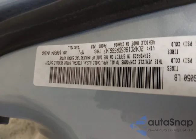 2C4RC1BG5DR566147: 43755967