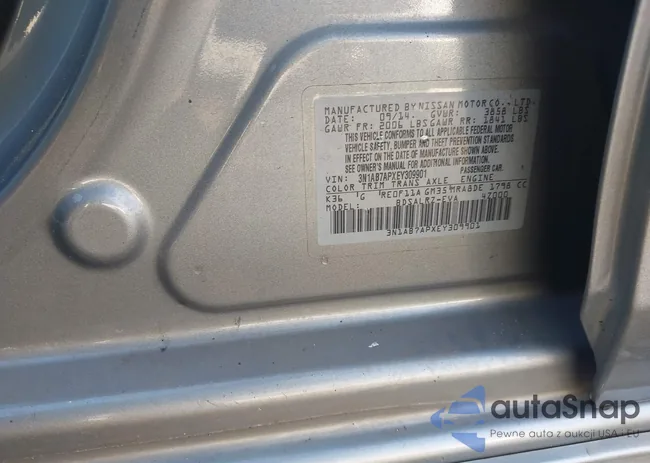 3N1AB7APXEY309901: 43757034