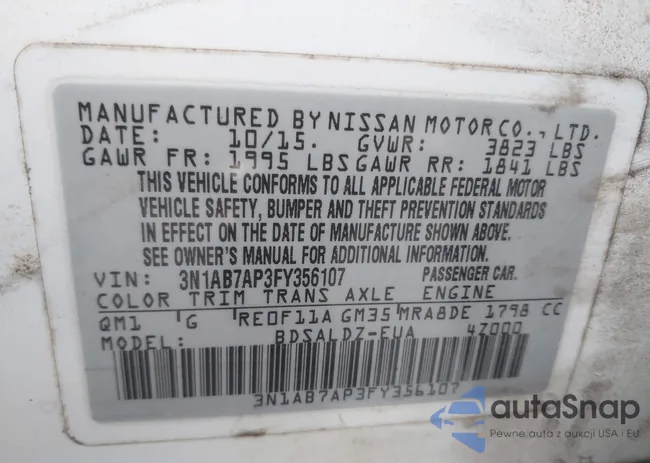 3N1AB7AP3FY356107: 43757093