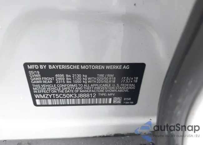 WMZYT5C50K3J88812: 43757332