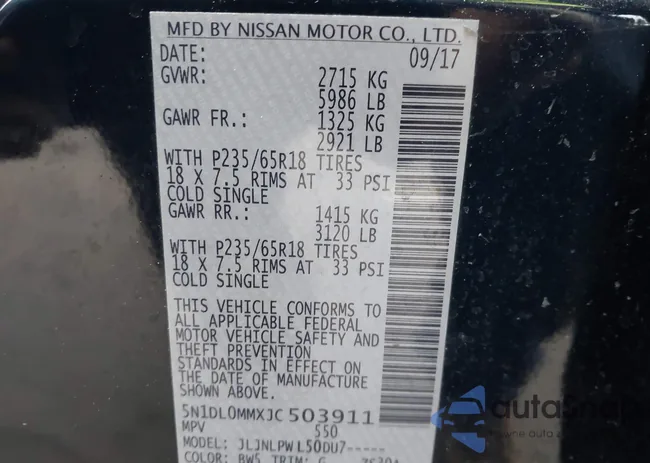 5N1DL0MMXJC503911: 43756713