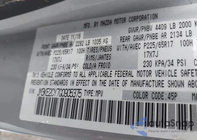 JM3KE2CY7G0905375: 43758040