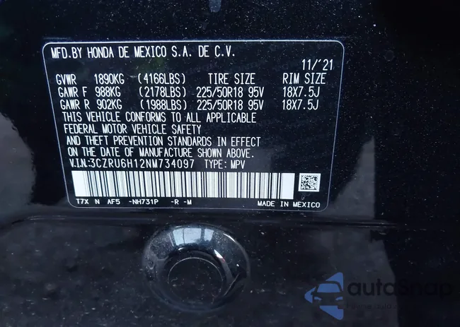 3CZRU6H12NM734097: 43758356