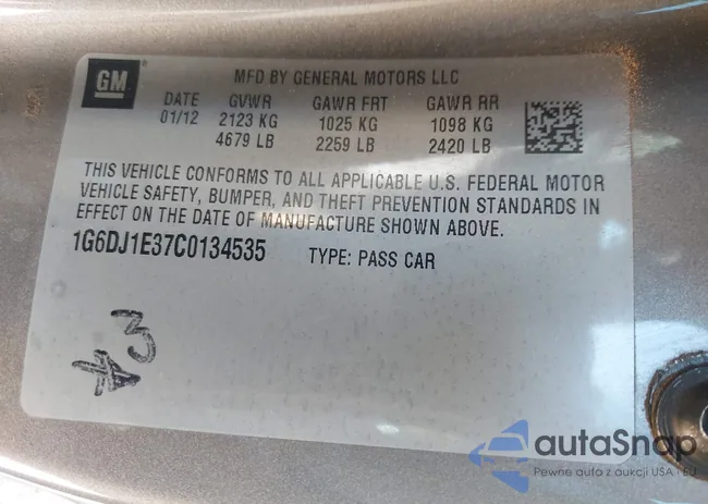 1G6DJ1E37C0134535: 43758433