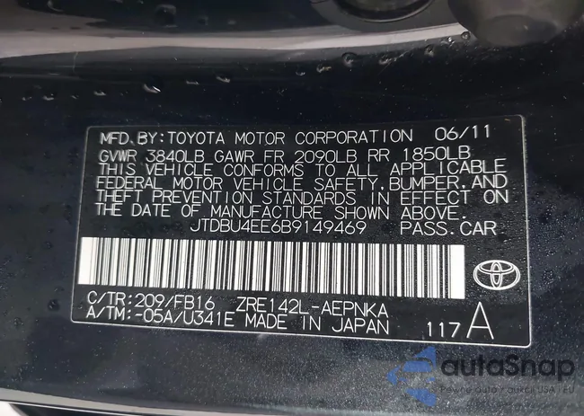 JTDBU4EE6B9149469: 43757863