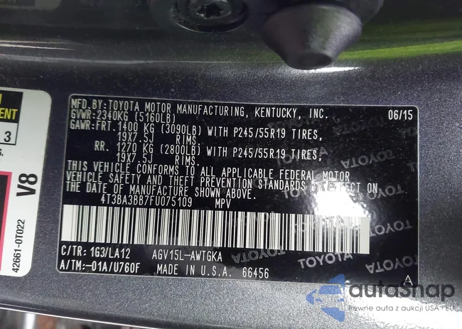 4T3BA3BB7FU075109: 43759003