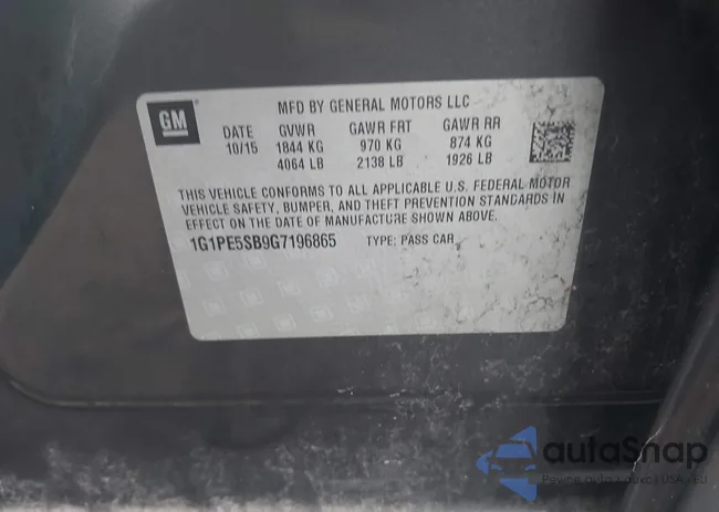 1G1PE5SB9G7196865: 43759301