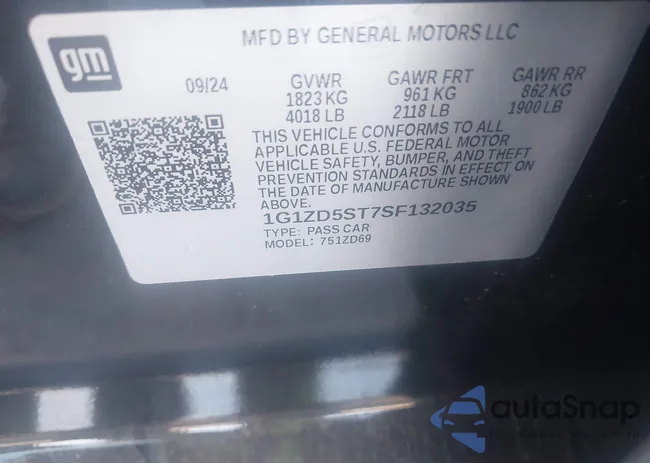 1G1ZD5ST7SF132035: 43759568