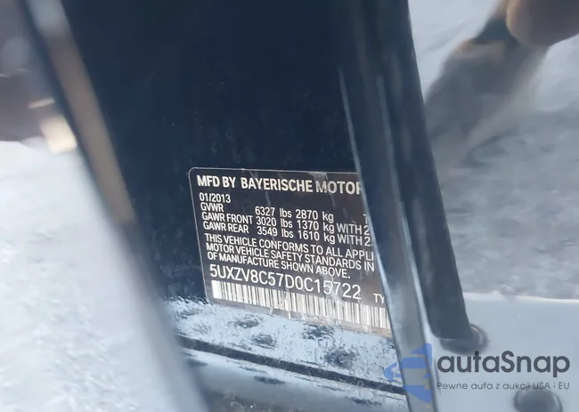 5UXZV8C57D0C15722: 43759574