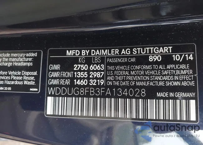 WDDUG8FB3FA134028: 43760087