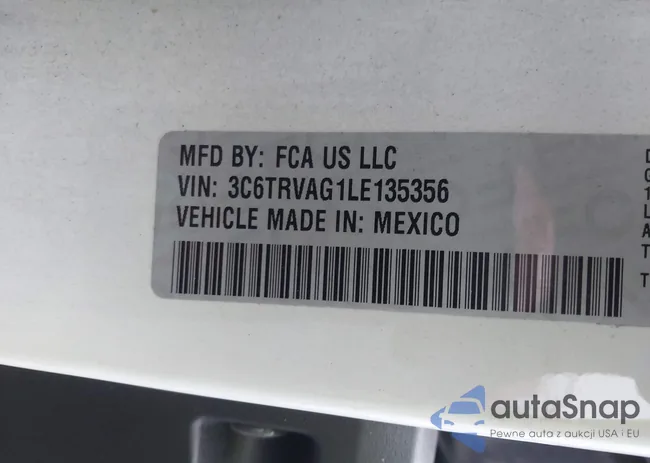3C6TRVAG1LE135356: 43760113