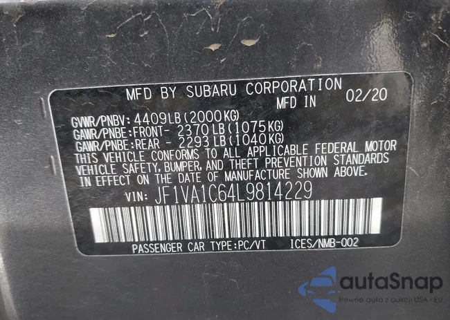 JF1VA1C64L9814229: 43760463