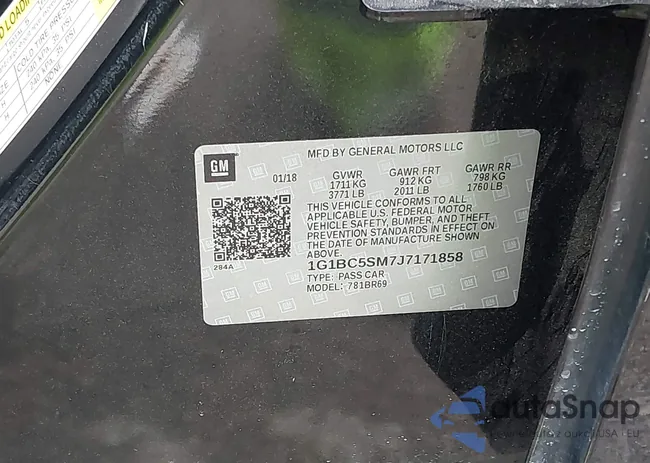 1G1BC5SM7J7171858: 43760589