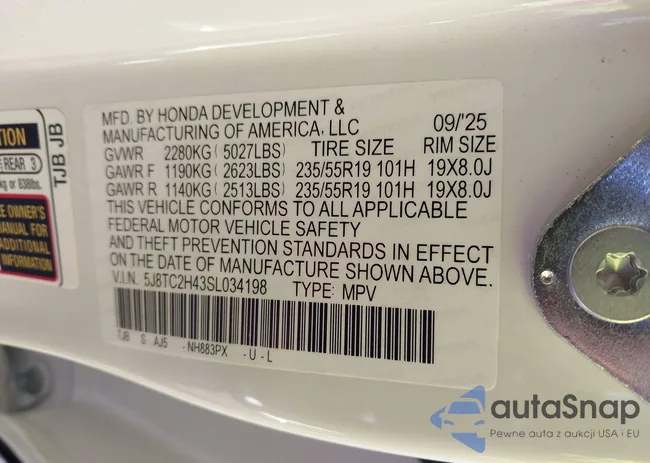 5J8TC2H43SL034198: 43759668