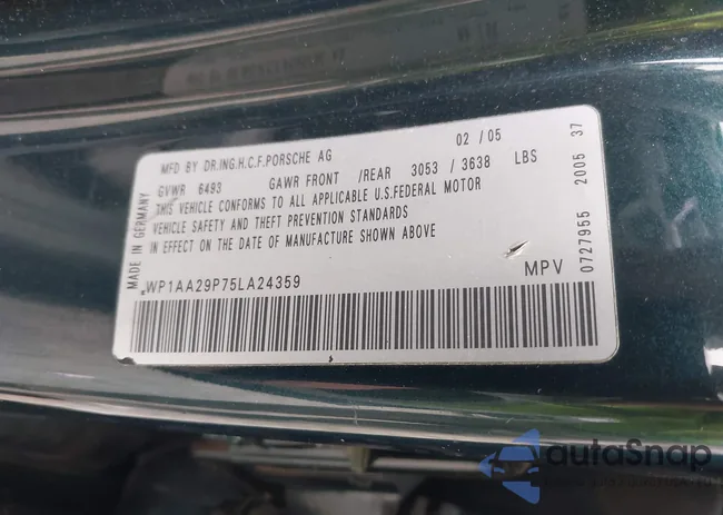 WP1AA29P75LA24359: 43761331