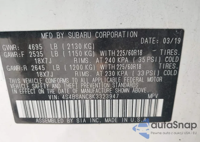 4S4BSANC8K3323947: 43761335