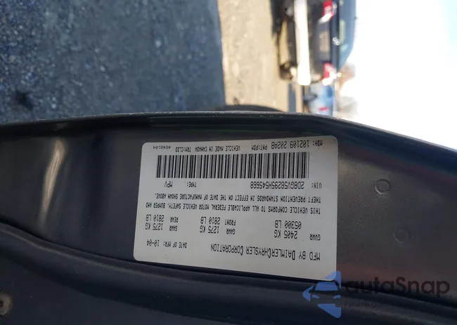 2D8GV58295H545668: 43761597