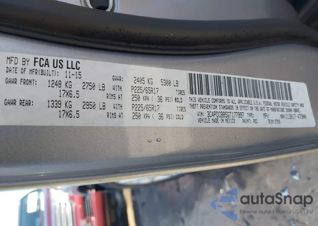 3C4PDCBB5GT177997: 43760632