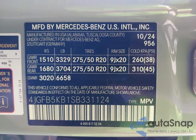 4JGFB5KB1SB331124: 43760767