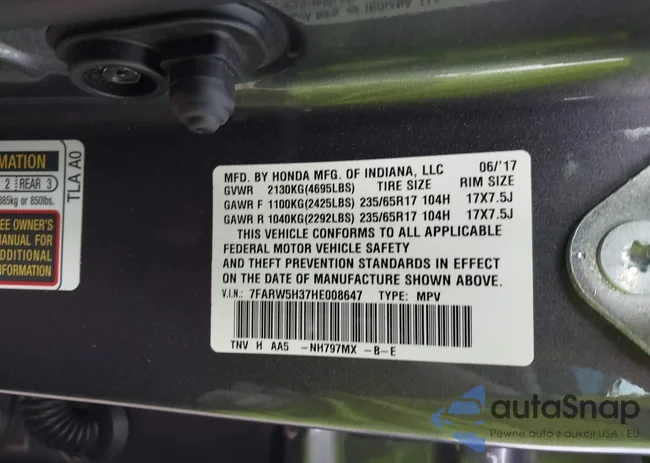 7FARW5H37HE008647: 43760887