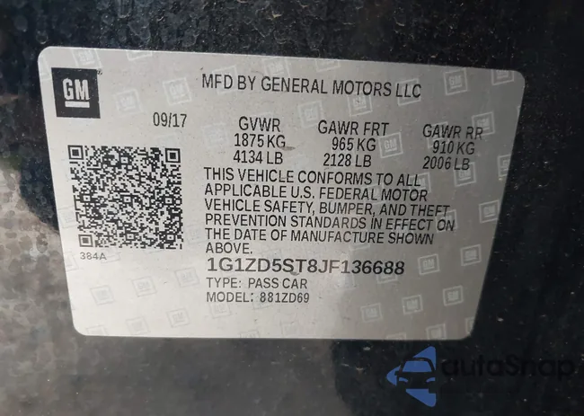 1G1ZD5ST8JF136688: 43762099