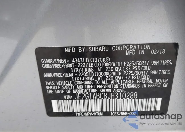 JF2GTABC8JH310288: 43762159