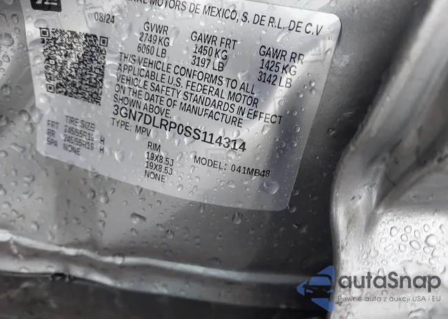 3GN7DLRP0SS114314: 43762548