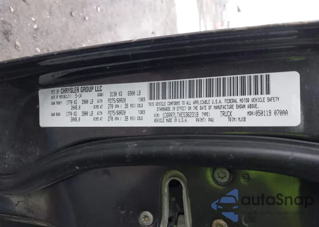 1C6RR7LTXES362318: 43761691