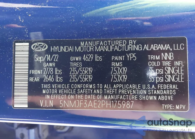 5NMJF3AE2PH175987: 43763393