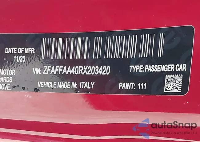 ZFAFFAA40RX203420: 43763457