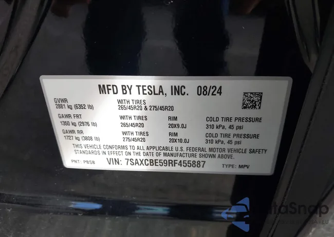 7SAXCBE59RF455887: 43763533