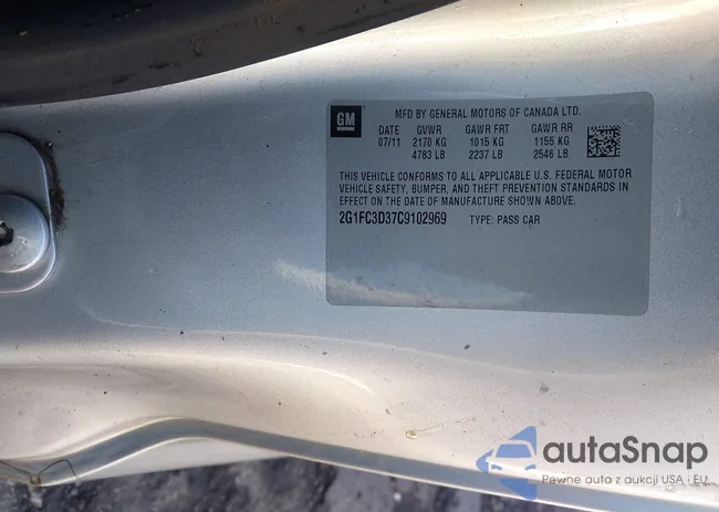 2G1FC3D37C9102969: 43762666