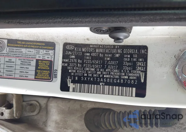 5XYKT3A68EG487082: 43762855