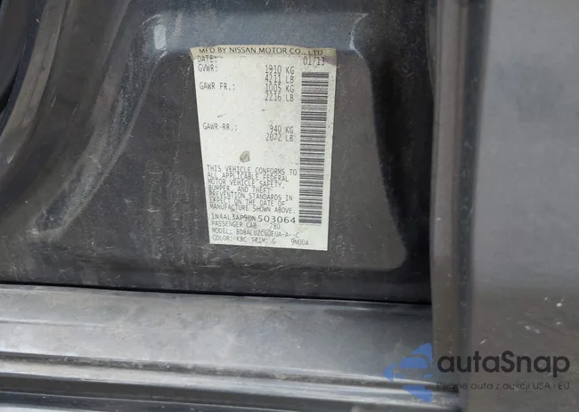 1N4AL3AP9DN503064: 43764042