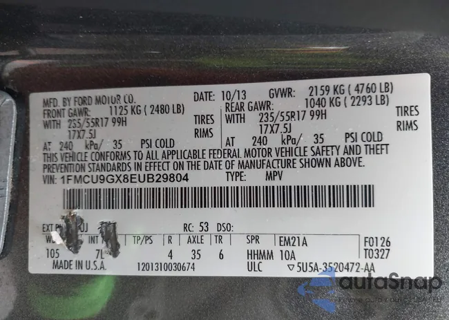 1FMCU9GX8EUB29804: 43764095