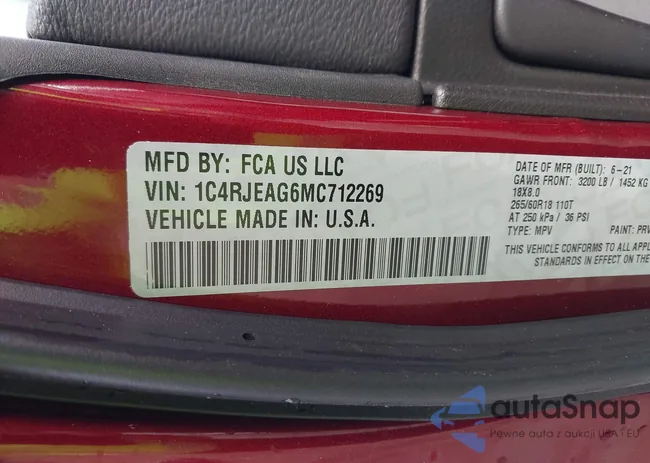 1C4RJEAG6MC712269: 43763710