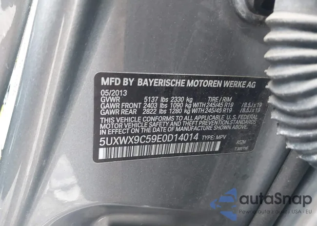 5UXWX9C59E0D14014: 43765016