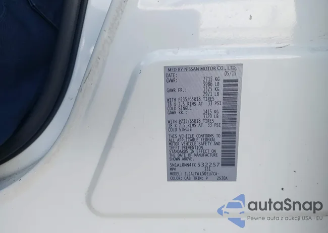 5N1AL0MN4FC532257: 43765280