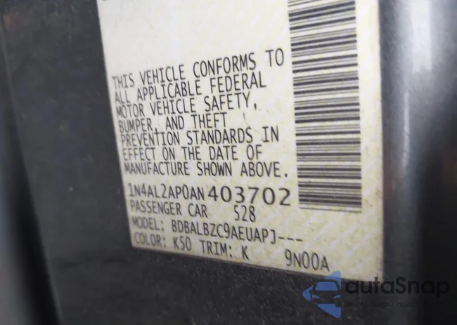 1N4AL2AP0AN403702: 43765444