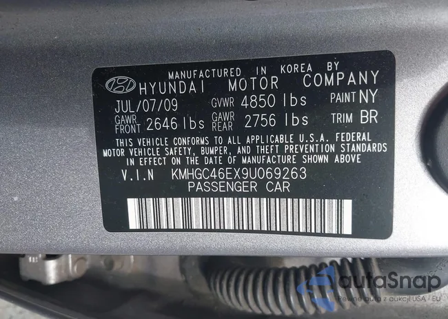 KMHGC46EX9U069263: 43764684