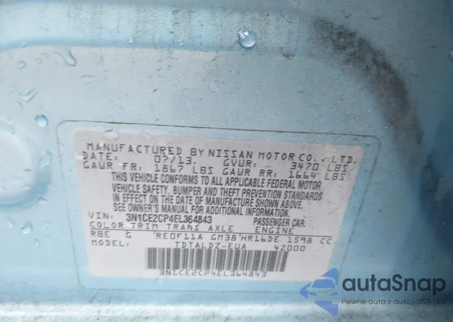 3N1CE2CP4EL364843: 43764782