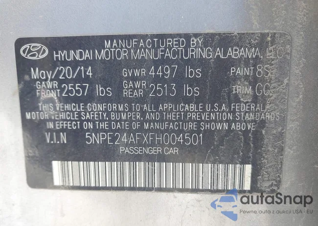 5NPE24AFXFH004501: 43764941